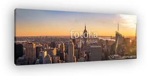 New York City skyline panorama (vászonkép)
