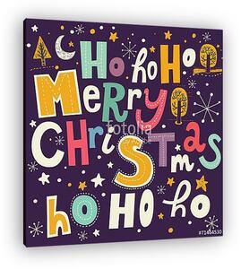 Ho-ho-ho Merry Christmas (vászonkép)