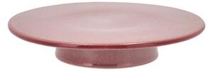 Világos rózsaszín agyagkerámia tortatartó, ø 30 cm - Bitz