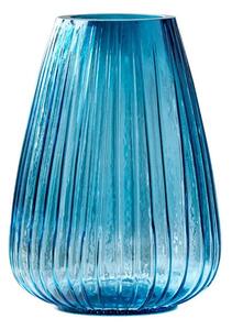 Kusintha kék üveg váza, magasság 22 cm - Bitz