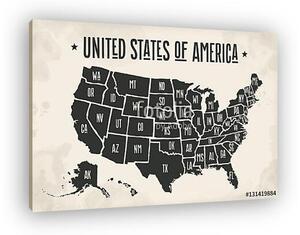 Amerikai Egyesült Államok államtitok mappája. Fekete a (vászonkép)