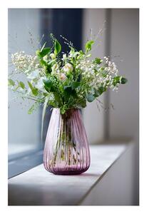 Kusintha rózsaszín üveg váza, magasság 22 cm - Bitz