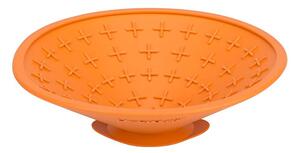 Nyalogatós alátét fürdőkádba Splash Orange - LickiMat