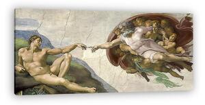 Michelangelo: Ádám teremtése (1508-1512) (vászonkép)