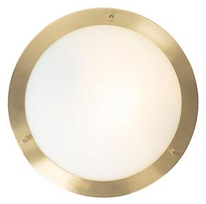 Modern mennyezeti lámpa arany 31 cm IP44 - Yuma