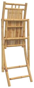 VidaXL 8 db összecsukható bambusz kerti szék 46 x 66 x 99 cm