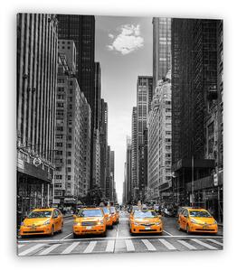 Avenue taxival New Yorkban. (vászonkép)