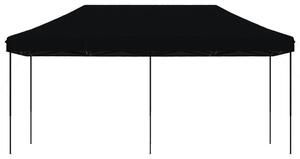 VidaXL fekete összecsukható felugró rendezvénysátor 580x292x315 cm