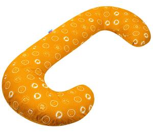 Univerzális szoptatós párna C alakú New Baby Állatka mustár