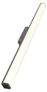 Modern fürdőszobai fali lámpa fekete 92 cm IP44 - Cascada