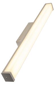 Modern fürdőszobai fali lámpa acél 62 cm IP44 - Cascada
