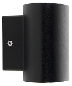 Modern kültéri fali lámpa fekete LED-del IP44 - Ovum
