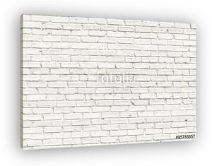 White brick wall background (vászonkép)