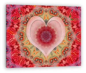 Love mandala (vászonkép)