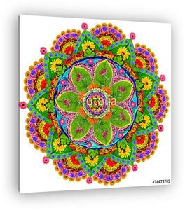 Isolated floral mandala (vászonkép)