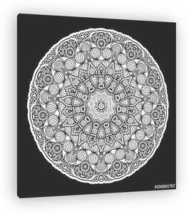 Mandala beautiful round pattern. (vászonkép)