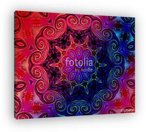 Multicolor floral mandala (vászonkép)