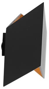 Design fali lámpa fekete arannyal - Fold