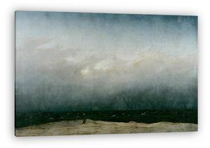 Caspar David Friedrich: Szerzetes a tengerparton (vászonkép)