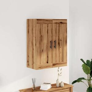 VidaXL kézműves tölgy színű szerelt fa fali szekrény 69,5 x 34 x 90 cm