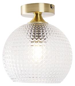Art Deco mennyezeti lámpa rézzel - Sphere