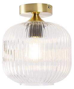 Art Deco mennyezeti lámpa rézből - Karel