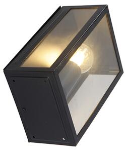 Okos kültéri fali lámpa fekete 25,5 cm, WiFi-vel, A60, IP44 - Rotterdam