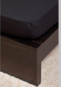 Naturtex Pamut Jersey fekete gumis lepedő 90-100x200 cm