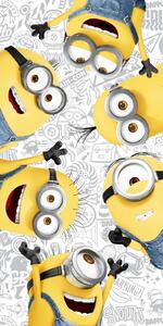 Disney Minyonok 2 Friends pamut törölköző 70x140 cm