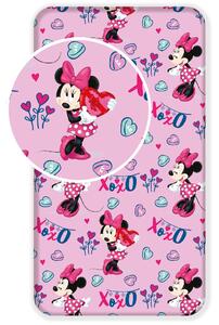 Disney Minnie egér pink gyerek pamut lepedő