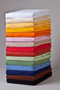 Világos sárga pamut Jersey gumis lepedő 70x140 cm