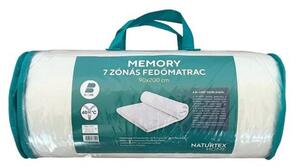 Naturtex Memory 7 zónás fedőmatrac Biome AV kezelt 90x200 cm
