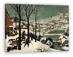 Pieter Bruegel the Elder: Vadászok a hóban (vászonkép)