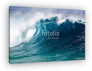 A big breaking Ocean wave on the north shore of Oahu Hawaii (vászonkép)