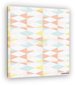 Triangles seamless pattern. Modern abstract geometric background (vászonkép)