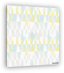 Triangles seamless pattern. Modern abstract geometric background (vászonkép)
