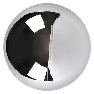 Art Deco mennyezeti lámpa fekete füstüveggel - Pallon