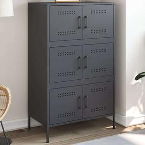 VidaXL Acél Magasszekrény - Ipari Stílus - 68x39x113 cm