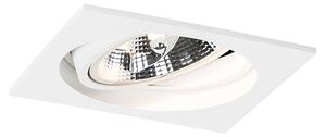 Négyzetes beépített reflektor fehér állítható - Chuck 111