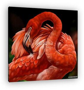 Flamingó (vászonkép)