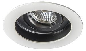 Modern beépített reflektor fehér acél 5 db-os készlet - Rondoo