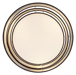 Modern mennyezeti lámpa barna 45 cm 3 lámpás - Drum Trio