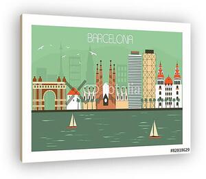 Barcelona Spain (vászonkép)