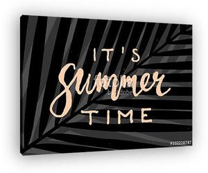 It's Summer Time Poster Design (vászonkép)