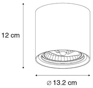 Design spotlámpa fekete AR111 - Impact