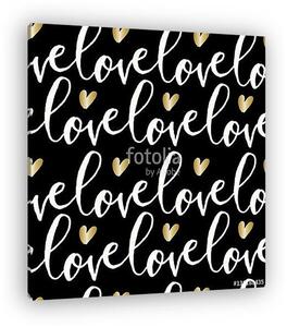 Love Seamless Pattern (vászonkép)