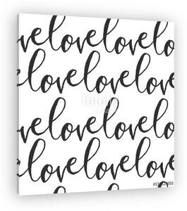 Love Seamless Pattern (vászonkép)