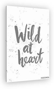 Wild at Heart Poster Design (vászonkép)