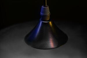 Lámpa Mennyezeti lámpatest LENDER 2,8433,AC220-240V,50/60Hz,1*E27,IP20,átmérő 25CM,egyes, fekete