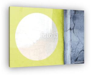 Abstract modern geometric grunge background. (vászonkép)